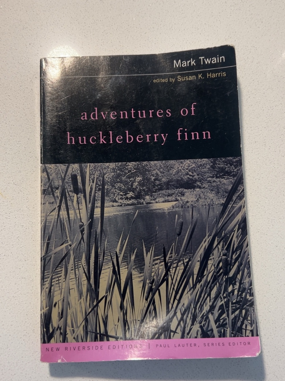 Adventures of Huckleberry Finn - Black & Pink Cover